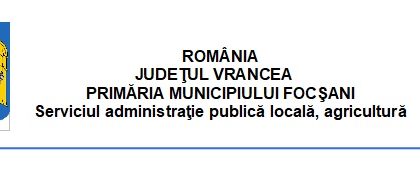 Anunt privind organizarea unei intalniri pentru dezbatere publica Municipiul Focsani