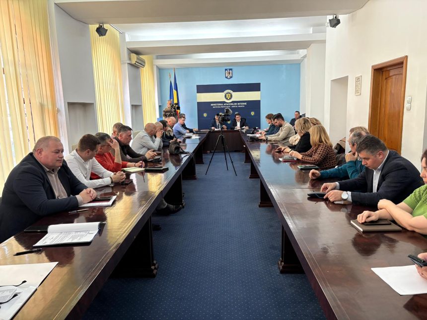 FOTO Masurile adoptate in perioada dinaintea sarbatorilor pascale discutate la Colegiul Prefectural