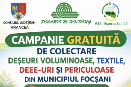 Focsani Campanie de colectare gratuita a deseurilor voluminoase textile deseuri electrice si electronice DEEE uri si deseuri periculoase