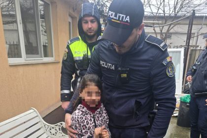 O fetita de 7 ani s a pierdut astazi in Piata Moldovei din Focsani dar a fost gasita repede de politie si jandarmerie
