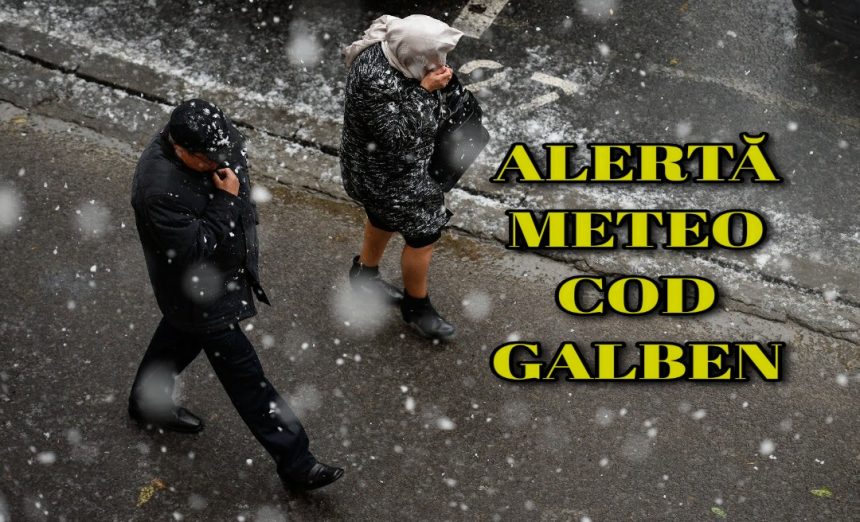 ULTIMA ORA Cod galben de precipitatii abundente si ninsori la munte in Vrancea si in mare parte din tara
