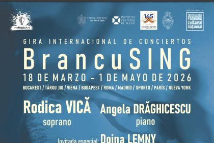 Istoricul de arta Doina Lemny onorata cu titlul de cetatean de onoare al Focsaniului participa la Turneul International BrancuSING