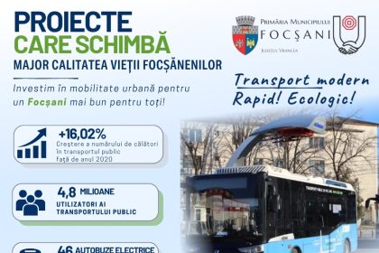 Numarul de focsanenilor care utilizeaza transportul public a crescut cu 16 02
