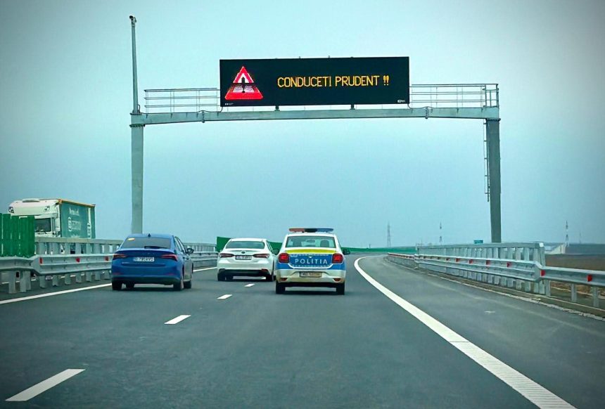 Restrictii de trafic joi pe o sectiune din Autostrada A7