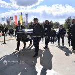 Sicriul cu trupul neinsufletit al fostului selectioner Mircea Lucescu a fost asezat la Arena Nationala