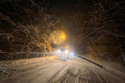 ULTIMA ORA DRDP Buzau Circulatie blocata pe DN2D in Vrancea din cauza ninsorii