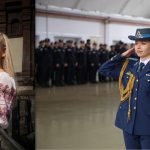 VIDEO FOTO Armata familia si poezia Povestea frumoasei vrancene Miruna Camelia Mocanu ofiter de stat major la Baza 90 Transport Aerian Otopeni