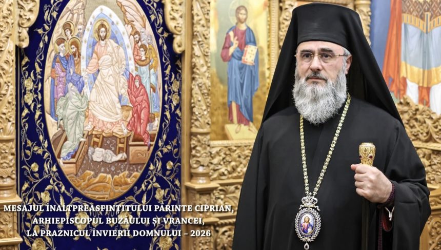 VIDEO Mesajul pastoral al PS Arhiepiscop Ciprian cu ocazia praznicului Invierii Domnului