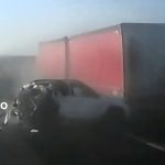 video momentul accidentului in care a decedat consilierul local gabriel bolovan surprins de camera de bord a unui sofer din trafic