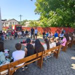 FOTO Pompierii din Vrancea au organizat activitati educative si recreative impreuna cu copiii din Gura Calitei