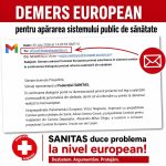 Federatia SANITAS actiune la Bruxelles impreuna cu PSD pentru legea salarizarii