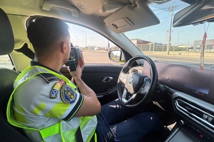 Atentie soferi Politistii din Vrancea deruleaza operatiunea ROADPOL SPEED axata pe viteza in trafic