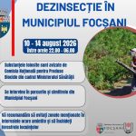 Dezinsectie in Focsani in perioada de astazi pana vineri