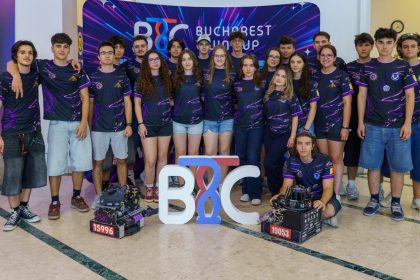 FOTO Brickbot echipa CNU Focsani invincibila la cea mai mare competitie de robotica din afara sezonului
