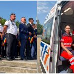 FOTO Patru studenti la Medicina voluntari in SAJ alaturi de ambulantierii vranceni la ceremoniile de la Marasesti