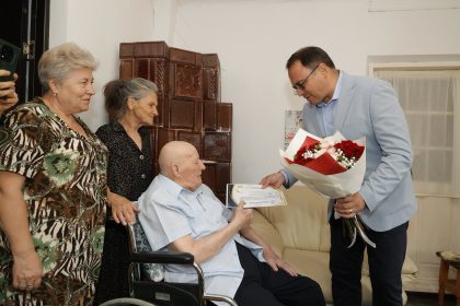 Focsanean disting la implinirea unei sute de ani de viata