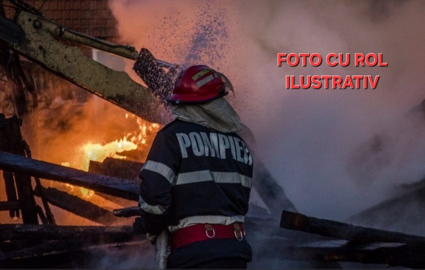 Gospodarie in flacari la Vidra incendiu de vegetatie uscat pe DJ 204D Focsani Suraia