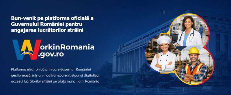 Guvernul lanseaza platforma digitala WorkinRomania gov ro pentru a facilita angajarea muncitorilor straini