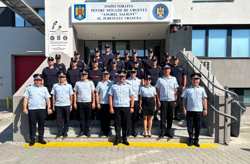 ISU Vrancea 40 de pompieri militari au fost promovati in gradul urmator