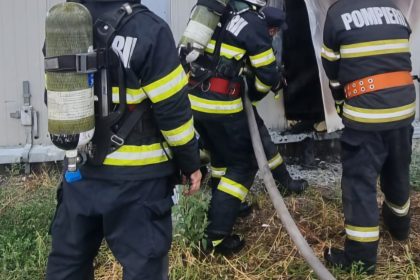Incendiu la o pizzerie din Focsani