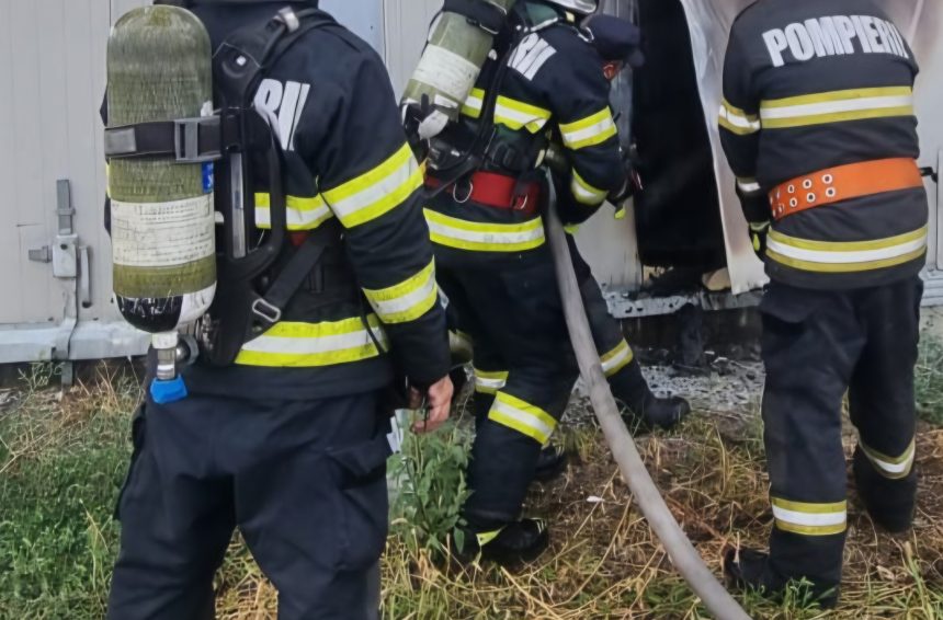 Incendiu la o pizzerie din Focsani