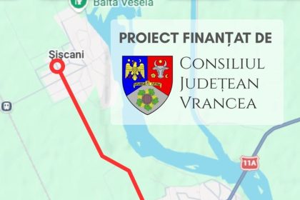 Investitii CJ Vrancea DJ 119J Adjud Adjudu Vechi Siscani incepe etapa de asfaltare