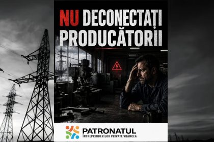 Patronatul intreprinderilor private din Vrancea cere transparenza in legatura cu deconectarea firmelor de la alimentarea cu energie electrica