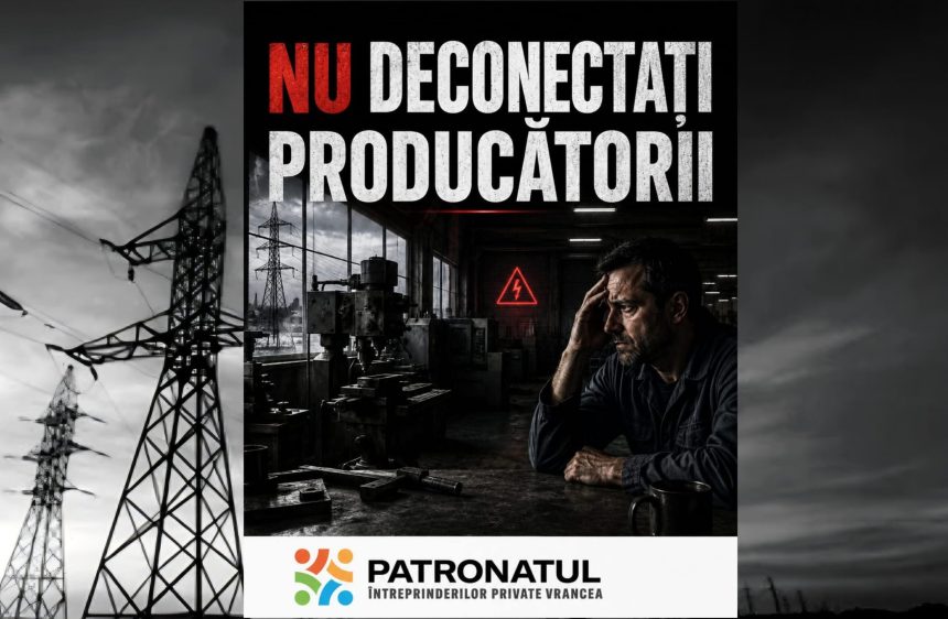 Patronatul intreprinderilor private din Vrancea cere transparenza in legatura cu deconectarea firmelor de la alimentarea cu energie electrica