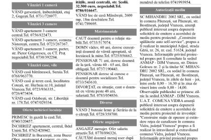 Publicatia Mica de Publicitate de astazi 6 august 2026