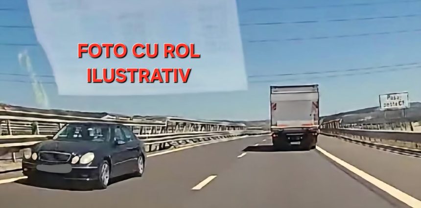 Sofer de 86 de ani surprins pe autostrada A7 conducand pe contrasens cum a fost penalizat de politisti