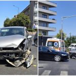 ULTIMA ORA FOTO Accident in Focsani Doua femei au fost ranite in urma ciocnirii dintre doua masini
