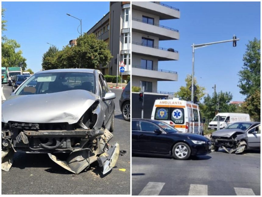 ULTIMA ORA FOTO Accident in Focsani Doua femei au fost ranite in urma ciocnirii dintre doua masini