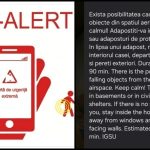 ULTIMA ORA Mesaj RO ALERT in zona Pufesti despre riscul caderii unor obiecte din cer