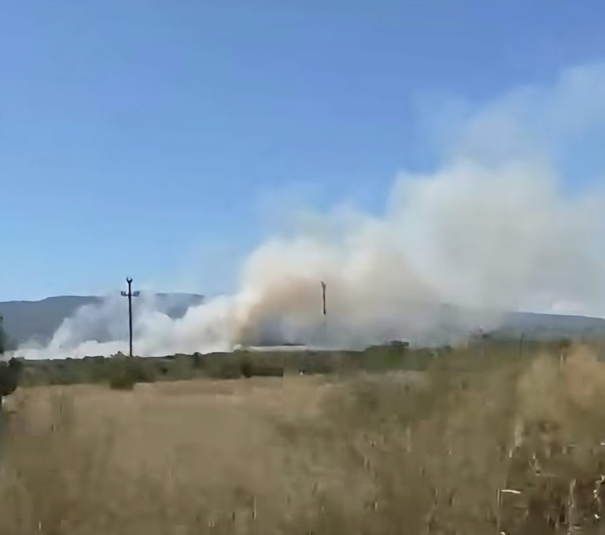 ULTIMA ORA VIDEO Incendiu de vegetaie uscat n Boloteti extins pe aproape 30 de hectare