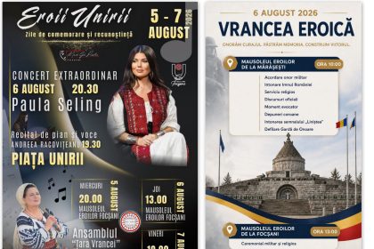 Vrancea isi comemoreaza astazi eroii la mausoleele din Maraseshti si Focsani