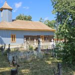 foto finalizarea proiectului restaurarea bisericii de lemn adormirea maicii domnului sat cotesti comuna cotesti judetul vrancea