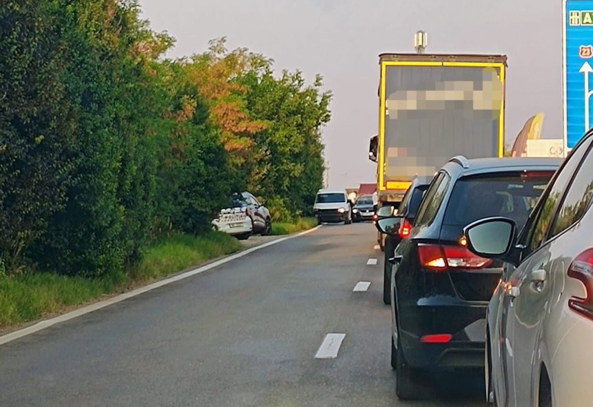 motociclist accidentat pe dn23 in apropierea localitatii mandresti