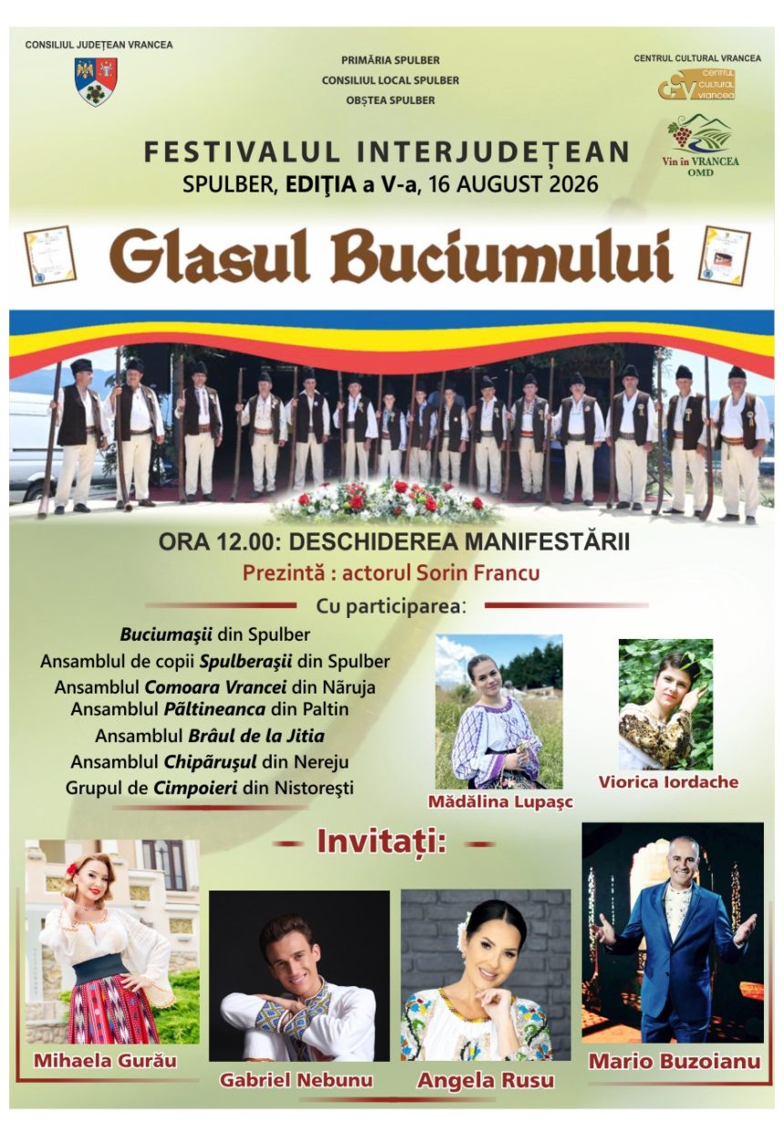 spulber festivalul glasul buciumului isi desfasoara cea de a v a editie