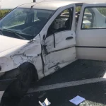 Accident pe DN2 E85, la ieșire din Urechești