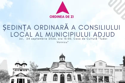 Adjud: Zece proiecte pe masa Consiliului Local; ședință ordinară astăzi