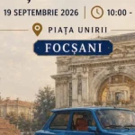 Bijuterii Renault clasice în Piața Unirii, la evenimentul pentru pasionați