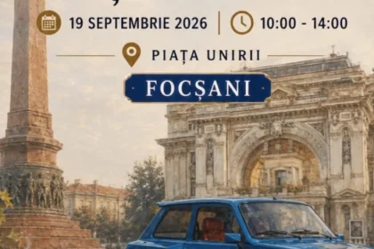 Bijuterii Renault clasice în Piața Unirii, la evenimentul pentru pasionați
