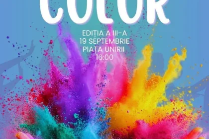 Color Smile, ediția a treia: sărbătoarea culorii și muzicii în Piața Unirii din Focșani