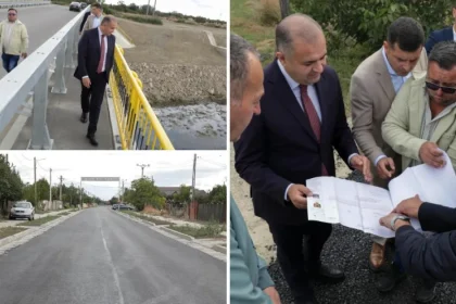DJ204G: Două tronsoane și podul peste Putna, finalizate. Halici a verificat lucrările