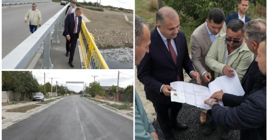DJ204G: Două tronsoane și podul peste Putna, finalizate. Halici a verificat lucrările