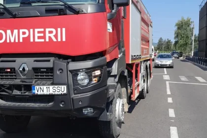 Incendiu izbucnit într-un apartament din Focșani