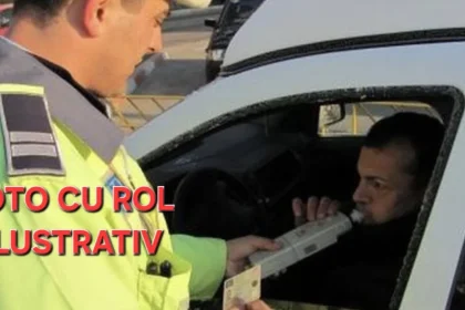 Șofer prins beat la volan de polițiștii vrânceni