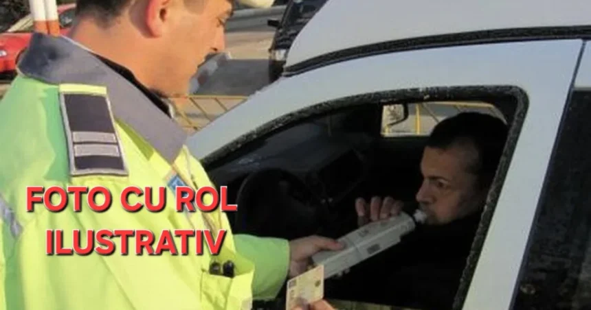 Șofer prins beat la volan de polițiștii vrânceni