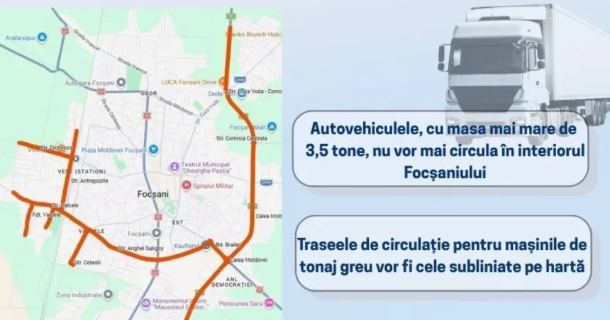 VIDEO! Primarul Misăilă: Eliminăm traficul greu din Municipiul Focșani